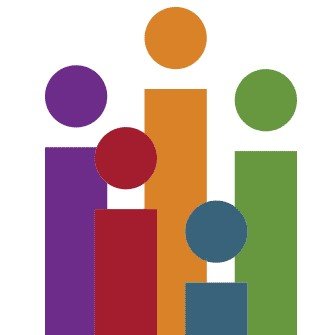 wp-header-logo-652png • Punkin's Patch Abstract illustration of five colorful stylized people standing together, each with a circular head and rectangular body in purple, red, orange, green, and teal, conveying teamwork and diversity.