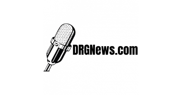 Dark microphone icon with a faint logo/text to its right, suggesting a podcast branding element.